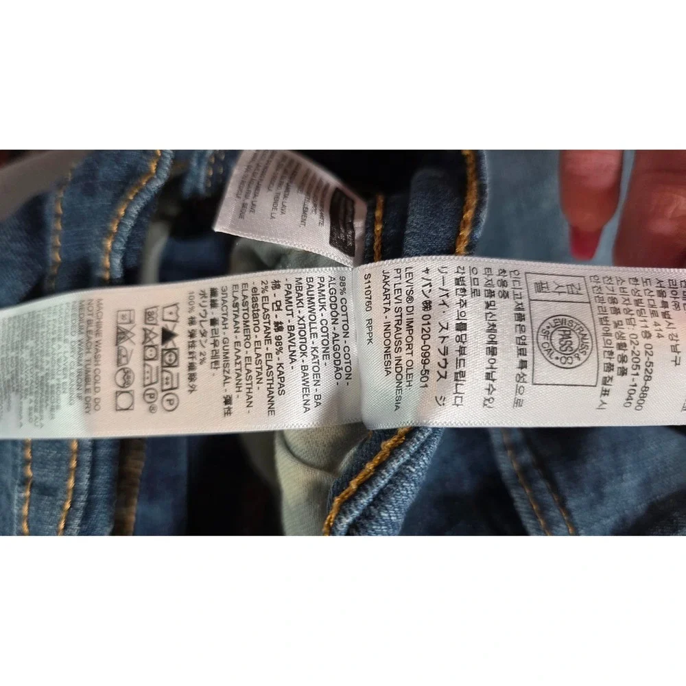 Levis 505 Regular Fit Mens Jeans 34x34 Medium Wash Blue Straight Leg Denim‎